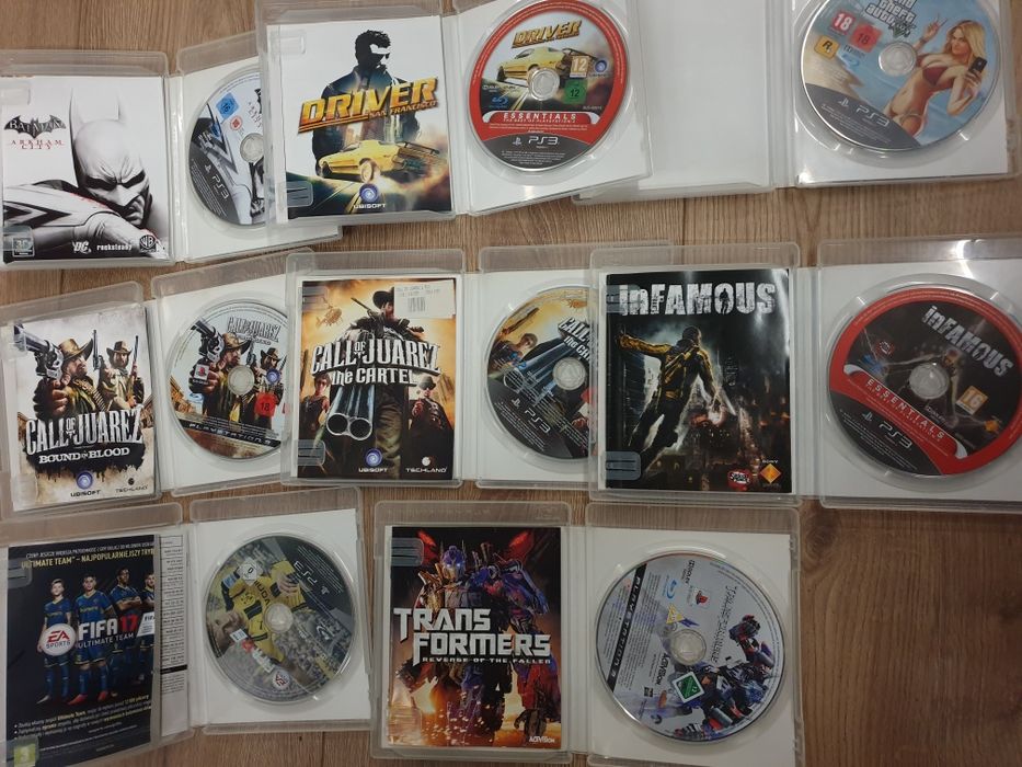 Duży zestaw kultowych gier na PlayStation 3