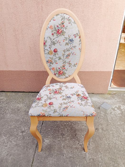 Krzesła ,tkanina,skóra naturalna