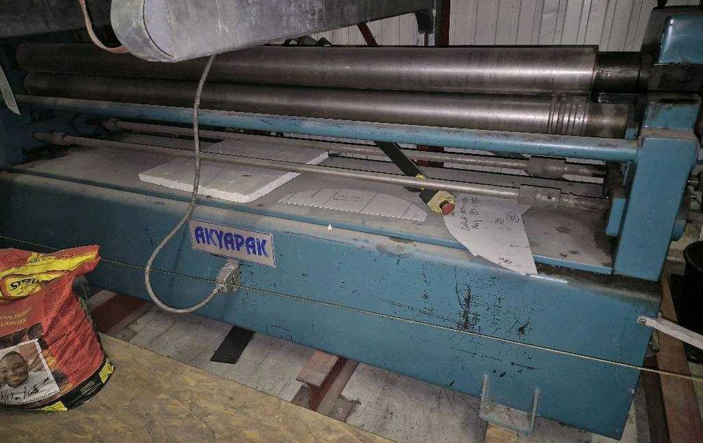 Walce do blachy walcarka do blachy AKYAPAK 2050x110mm z Niemiec