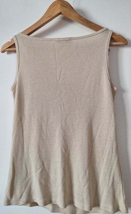 Top dourado Morgan M