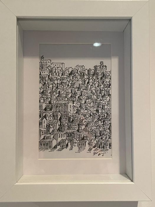 Quadro desenhado à mão