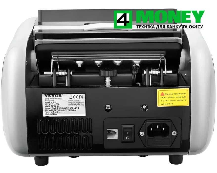 Проверочный Счетчик Купюр Валют VEVOR Счетная Детекция Валют Банкнот