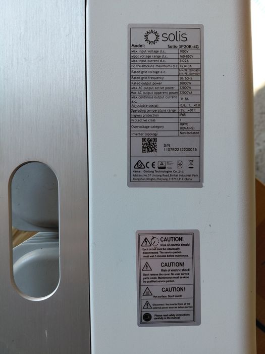 Falo Solis 20 kwh