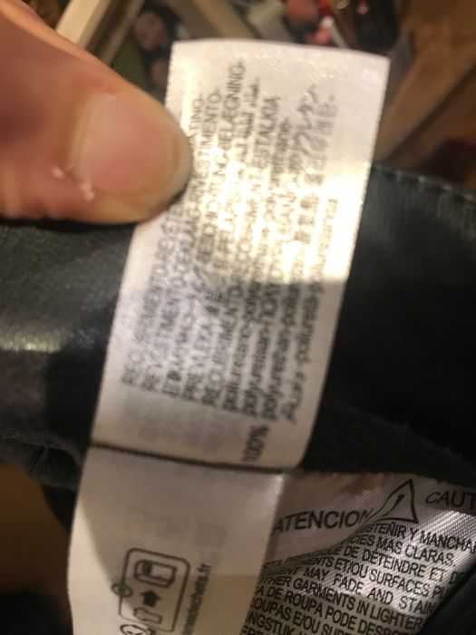 Calças polipele, Zara Tamanho 32