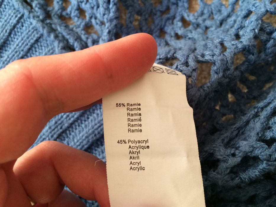 Ażurowa narzutka swterek