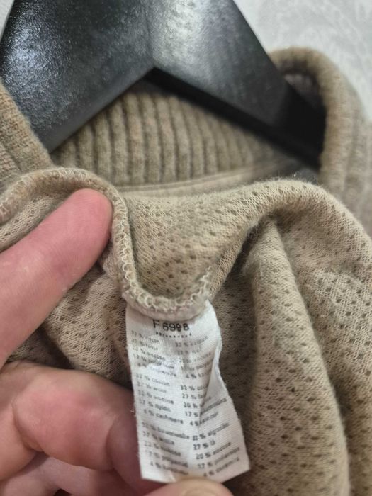 Шерстяной кашемировый свитер Lacoste 1/4 Zip