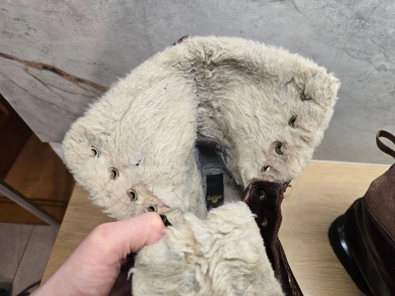 Buty Dr. Martens rozm. 40 skórzane glany ocieplane y2k retro vintage