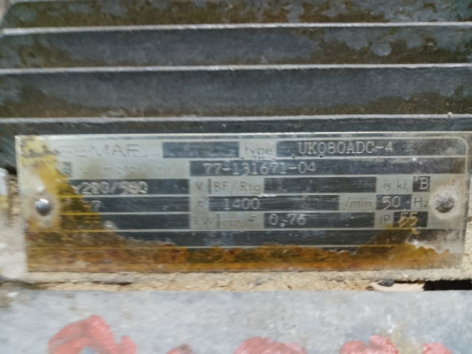 Silnik 0,75kw 1400obr WYSYŁKA