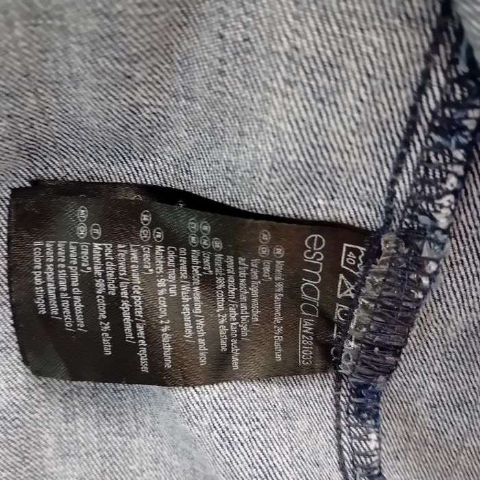 Bluza M dżinsowa granatowa