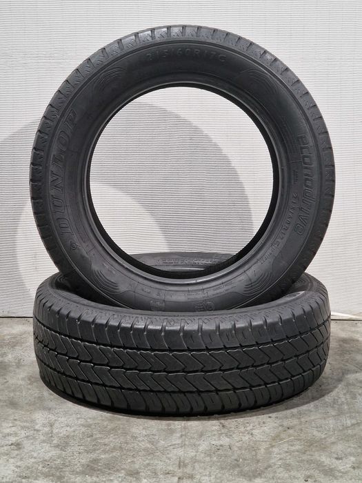 2 Pneus 215/60R17C DUNLOP Semi Novos