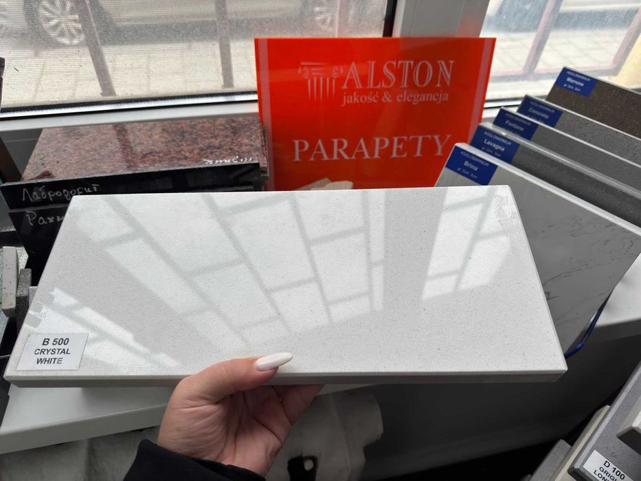 Підвіконня: Штучний камінь, Акрил, Кварц. Власне виробництво