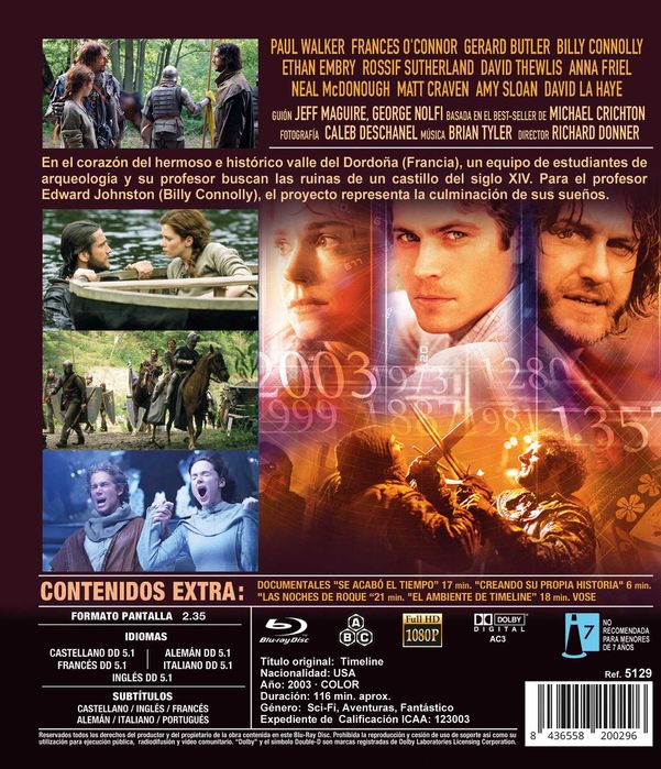 Timeline/Resgate no Tempo (Blu-Ray)