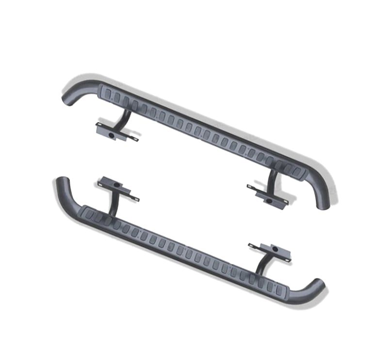 ESTRIBOS LATERAIS LAND ROVER DEFENDER 110 PRETO 83-16