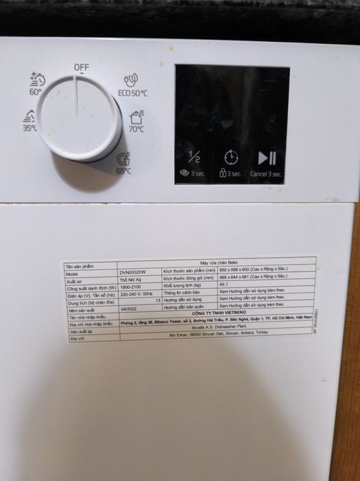 Maquina Louça Beko 13 Conjuntos