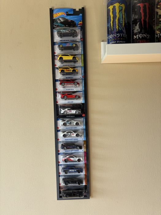 Suporte modular p/ cartelas Hot Wheels