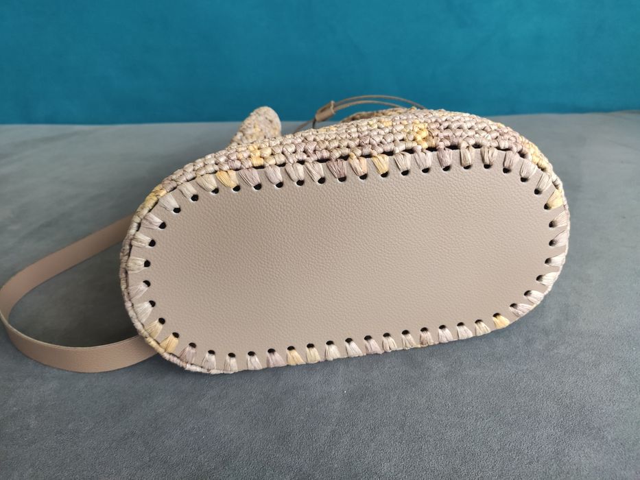 Torba worek z rafii handmade