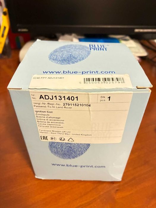 Bobina de ignição BLUE PRINT ADJ131401