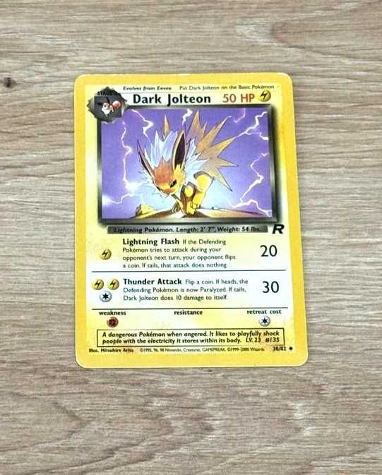 Team Rocket Cartas Originais Pokémon TCG WOTC - ING