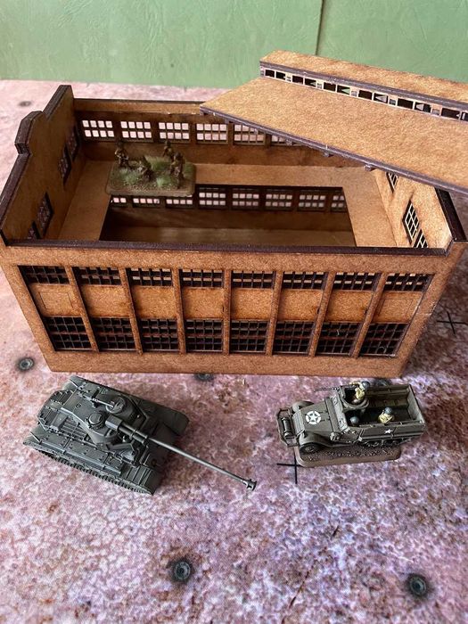 Makieta fabryki w skali 1/100