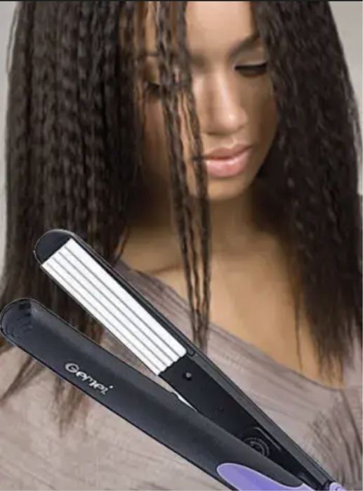 Праска гофре Gemei-1953GM для хвилястої зачіски, плойка стайлер утюжок ...