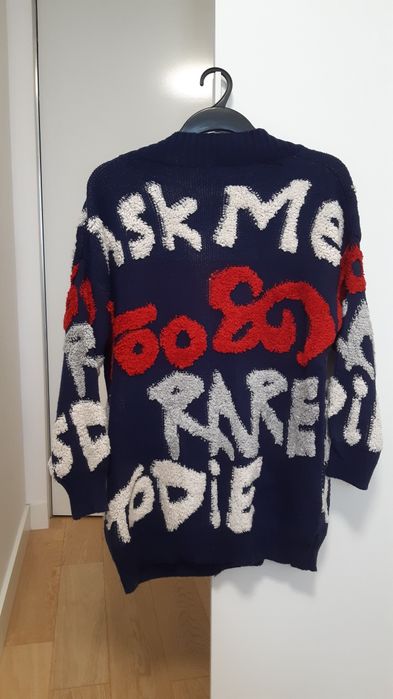 WEI WEI Granatowy Kardigan/Sweter UNI S M L