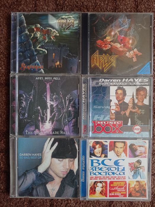CD диски.рок,поп.
