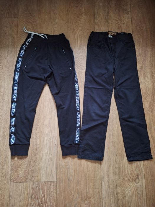 Spodnie dresowe  bluzy  roz 128 chłopiec
