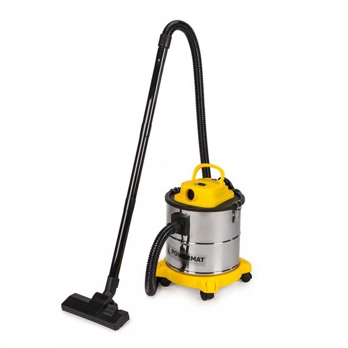 POWERMAT Odkurzacz Przemysłowy Popiołu Kominka Gruzu 2000w PM0497
