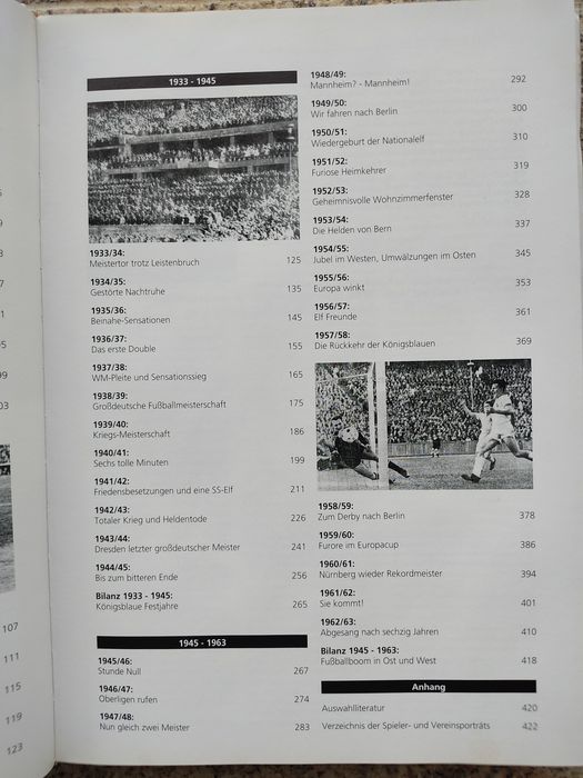 Livro da história da liga da Alemanha de 1890 a 1963