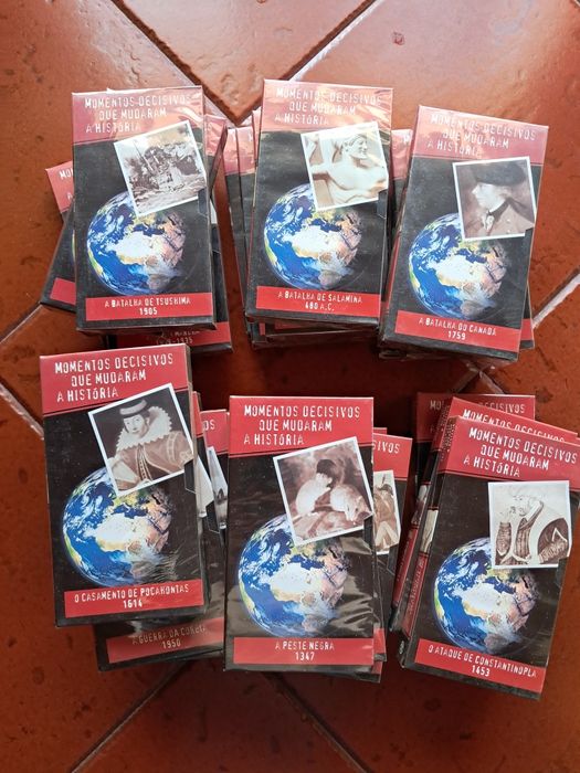 Colecção VHS "Momentos Decisivos que Mudaram a História"