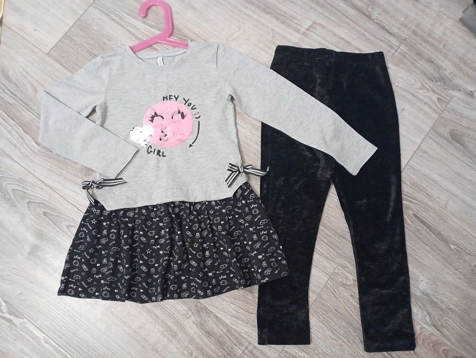 Zestaw rozm. 110 Coccodrillo tunika i leginsy