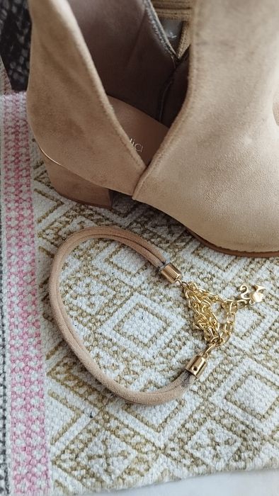 Botas de camurça Tam 37