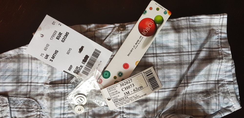 Nowe ogrodniczki Boboli rozmiar 62