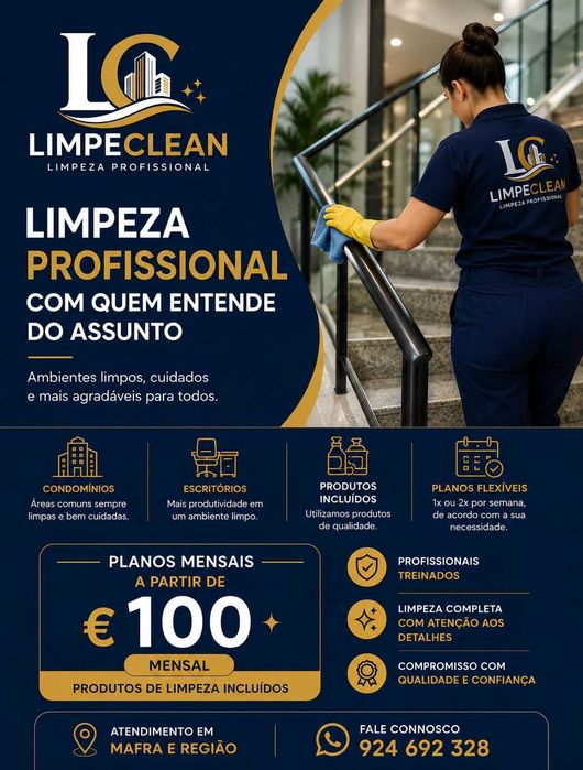 Limpeza de Escritórios, condomínios e empresas