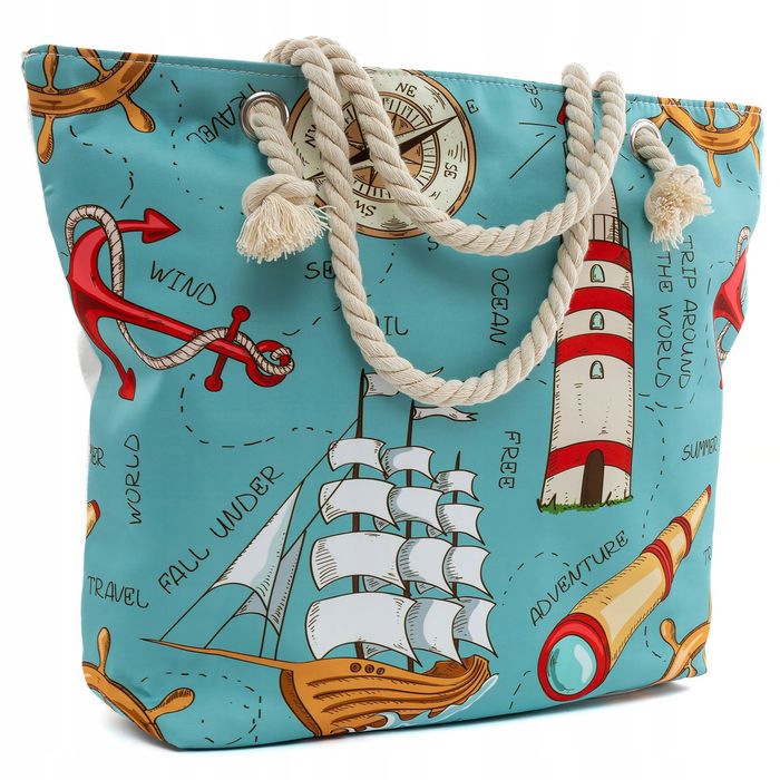 Torba Plażowa na plażę modna