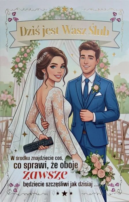 Karnet Ślub - Pilot Na Męża. Nowy Produkt