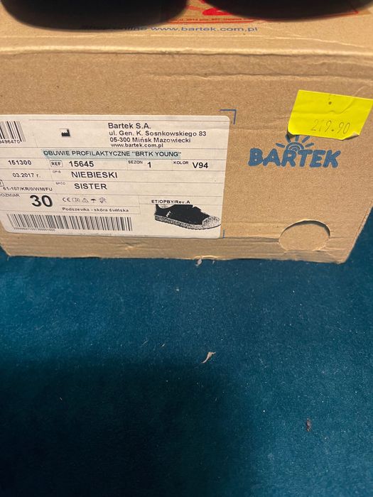Skórzane buty Bartek /nowe!rozm 30
