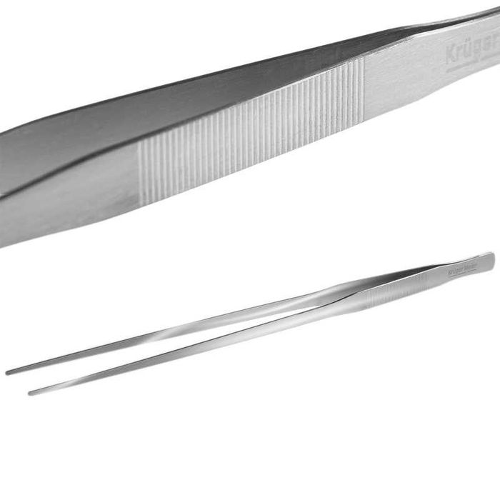 Pęseta metalowa prosta długa 48cm do terrarium, akwarium