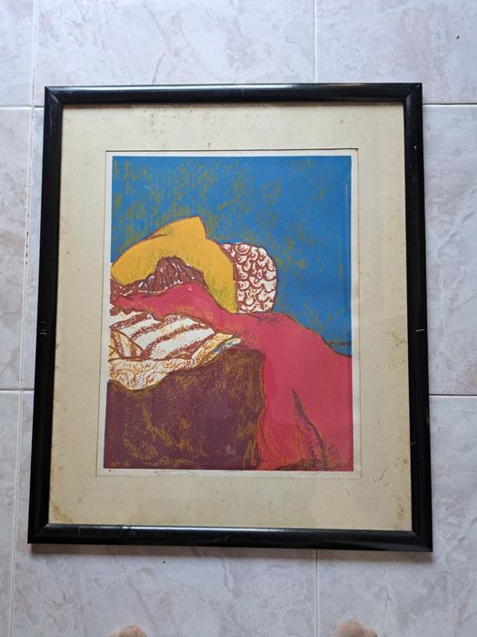 2 Quadros iguais pintados à mão