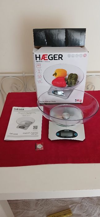 Balança de cozinha Haeger Santini, embalada