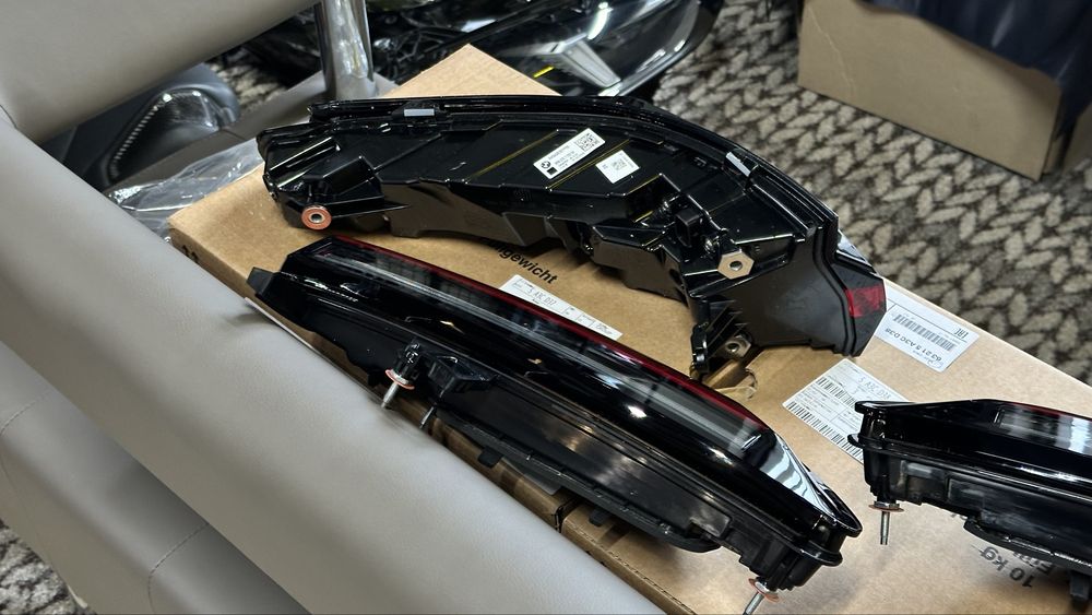 Стопи bmw g70 европа bmw i7 стопи фари shadowline