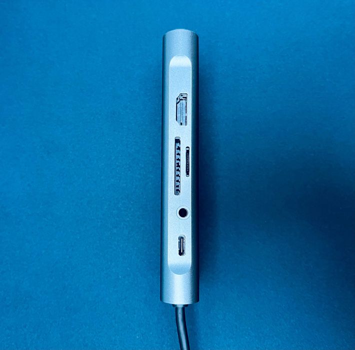 Адаптер Hub 11 в 1 MacBook USB Type-C HDMI 4k VGA RJ45 Card Reader
