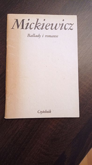 "Ballady i romanse" - Adam Mickiewicz