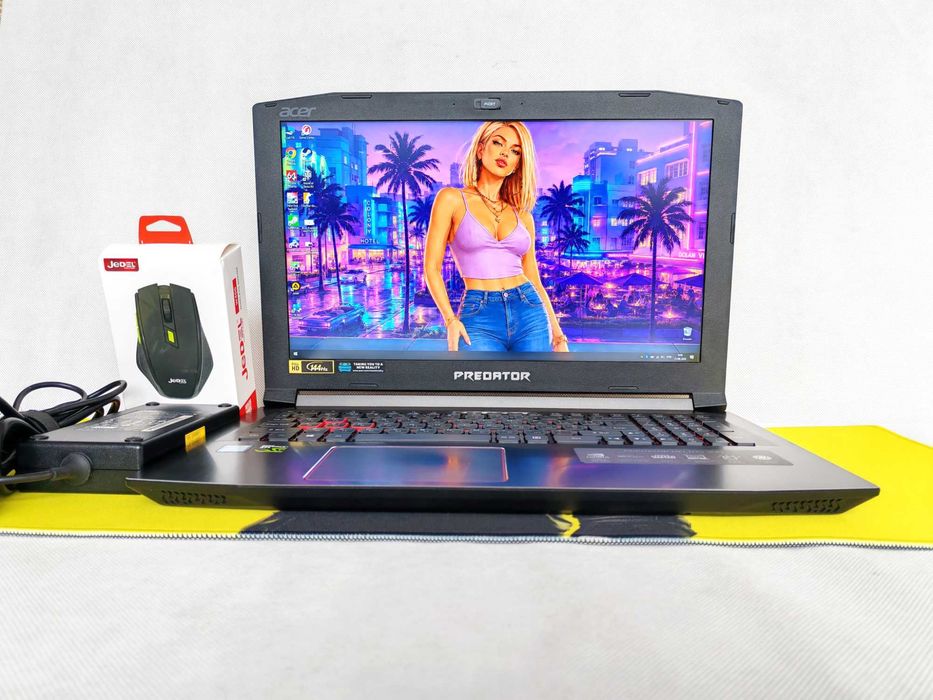 ИГРОВОЙ Ноутбук Acer Predator [IPS 144Hz/ Core i7-8750H/ 16 DDR4/ SSD 256+1TB / GTX1060]