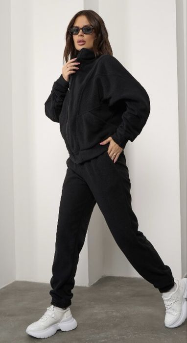 Костюм чорний полар фліс дуже теплий