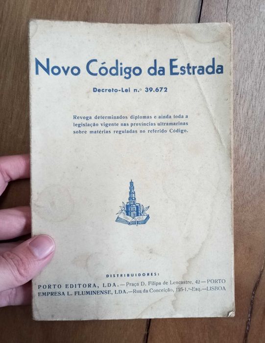 Antigos livros de Legislação Rodoviária Portuguesa
