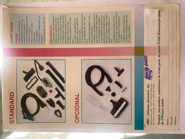 Aspirador e Máquina a vapor - Profissional SWappy