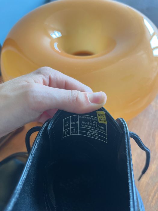 Niskie buty Dr. Martens [model 1461] skóra naturalna [rozmiar 37] czarne półbuty