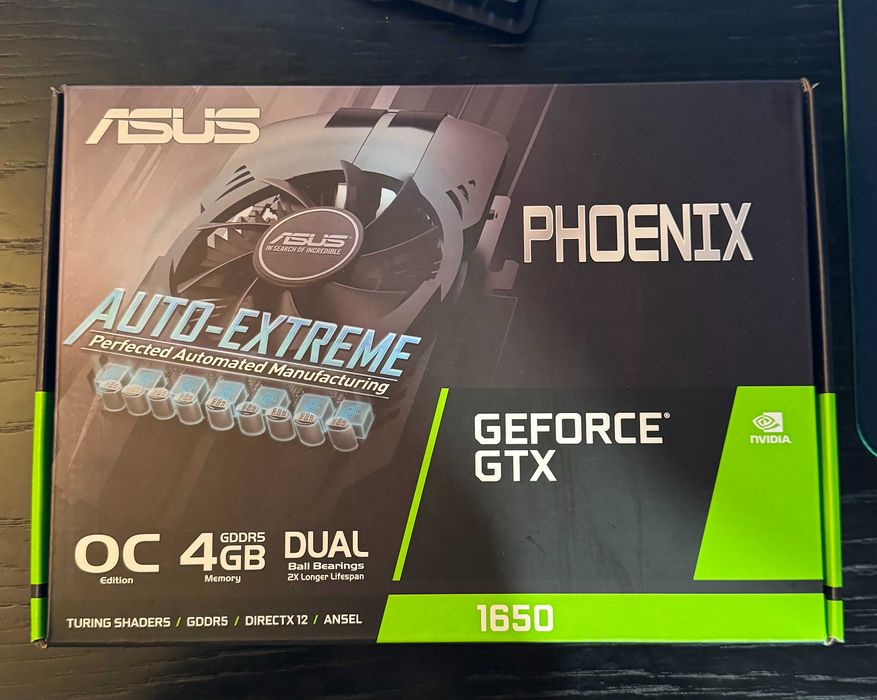 Placa Gráfica ASUS Phoenix GeForce GTX 1650 4GB OC (Com Caixa)