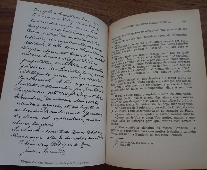 O Santo Padre Cruz de Maria Joana Mendes Leal - Ano Edição 1976